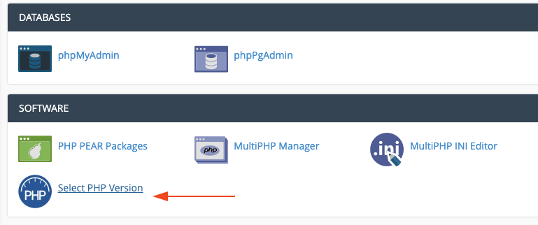 php extensions cpanel