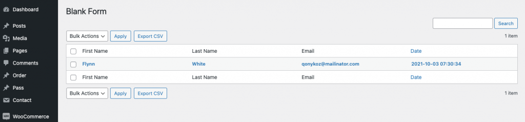 Connect WordPress WPForms to MySQL Database Integration [Plugin]